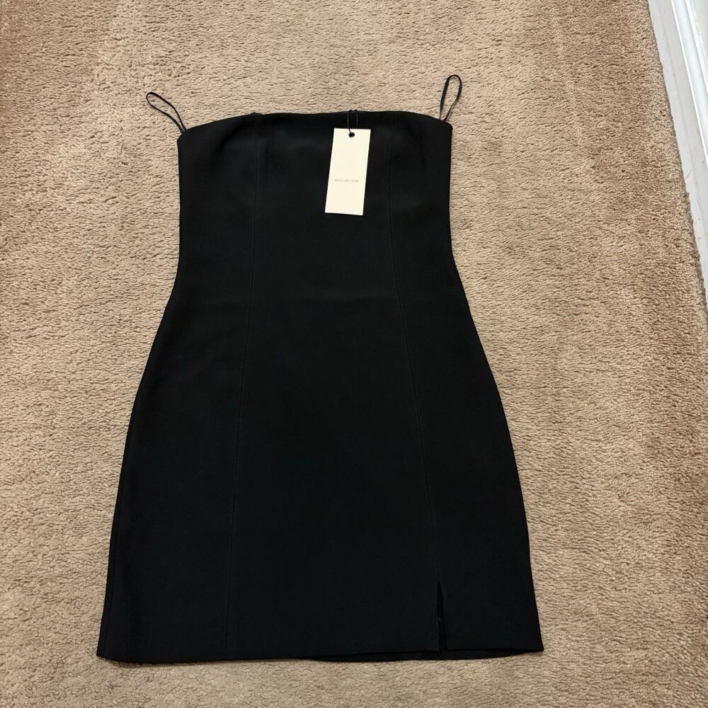 Bec + Bridge Strapless Black Dress US Size 6 NWT